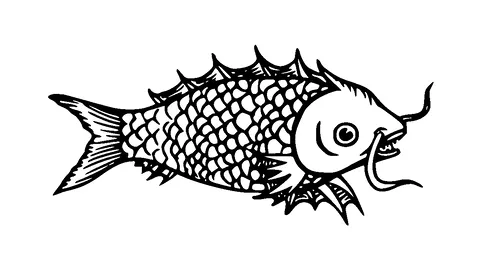 Fish Tattoo Meaning, PNG and SVG