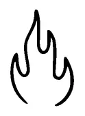 Flame Tattoo Meaning, PNG and SVG