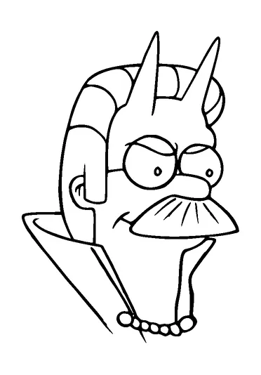 Flanders As Devil From Simpsons Tattoo Meaning, PNG and SVG