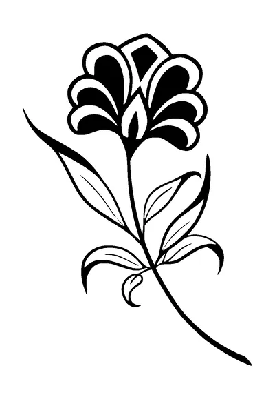 Flower Tattoo Meaning, PNG and SVG