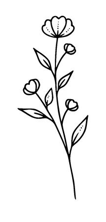 Flower Tattoo Meaning, PNG and SVG