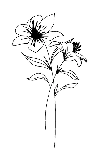 Flower Tattoo Meaning, PNG and SVG