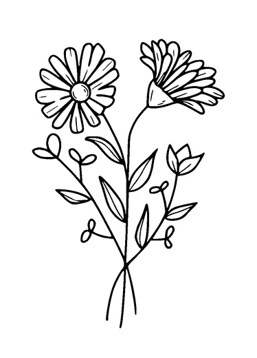 Flower Tattoo Meaning, PNG and SVG