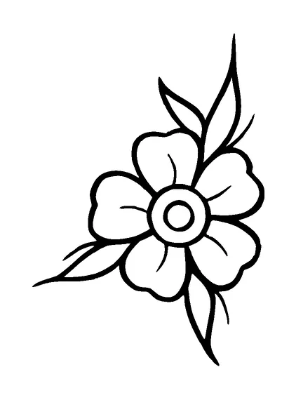 Flower Tattoo Meaning, PNG and SVG