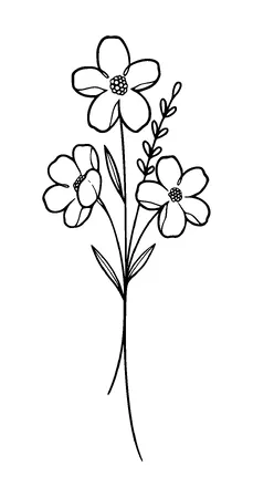 Flower Tattoo Meaning, PNG and SVG