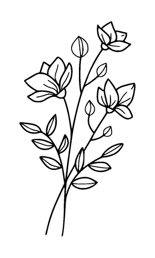 Flowers Tattoo Meaning, PNG and SVG