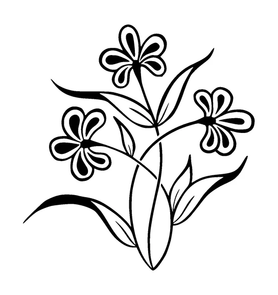 Flowers Tattoo Meaning, PNG and SVG