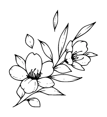 Flowers Tattoo Meaning, PNG and SVG