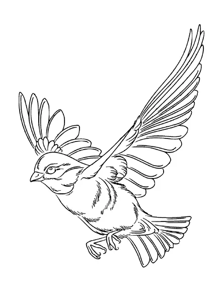 Flying Bird Tattoo Meaning, PNG and SVG