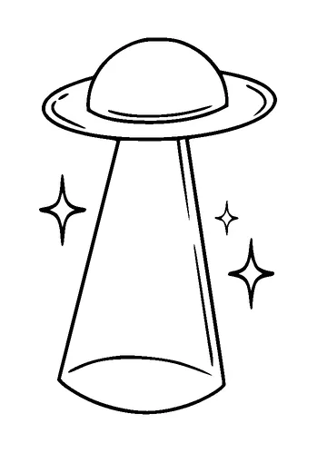 Flying Saucer Tattoo Meaning, PNG and SVG