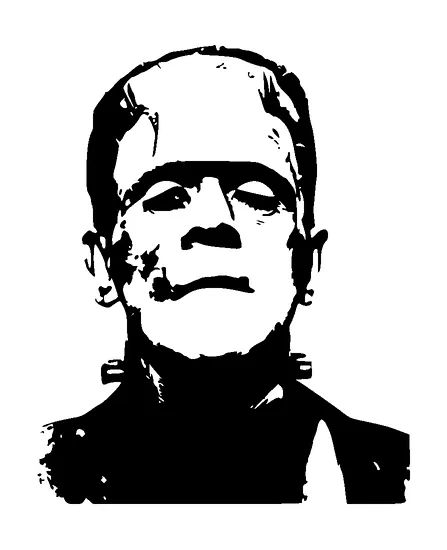 Frankenstein Tattoo Meaning, PNG and SVG