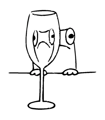 Frog And Champagne Glass Tattoo Meaning, PNG and SVG