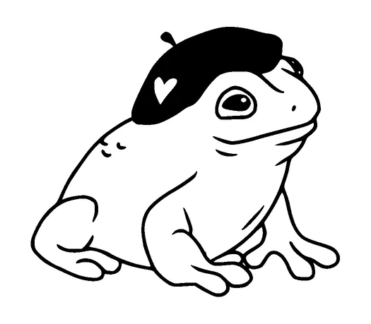 Frog With Hat Tattoo Meaning, PNG and SVG