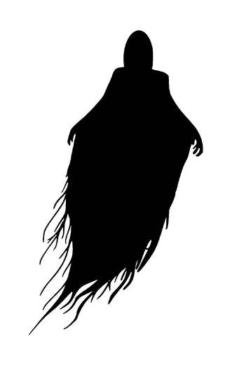 Ghost Silhouette Tattoo Meaning, PNG and SVG