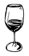 Glass Of Wine Tattoo Meaning, PNG and SVG