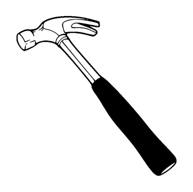 Hammer Tattoo Meaning, PNG and SVG