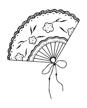 Hand Fan Tattoo Meaning, PNG and SVG