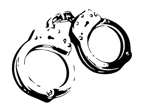 Handcuffs Tattoo Meaning, PNG and SVG