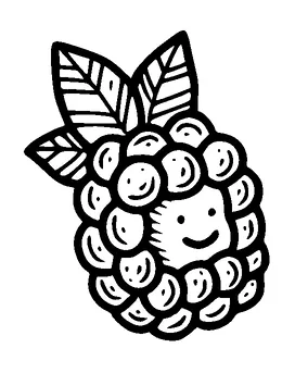 Happy Raspberry Tattoo Meaning, PNG and SVG