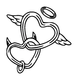 Heart Chained Tattoo Meaning, PNG and SVG