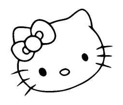 Hello Kitty Tattoo Meaning, PNG and SVG