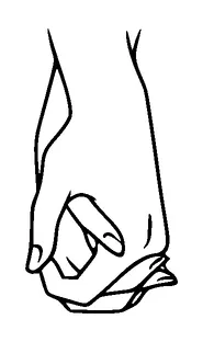 Holding Hands Tattoo Meaning, PNG and SVG