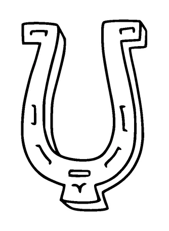 Horseshoe Tattoo Meaning, PNG and SVG