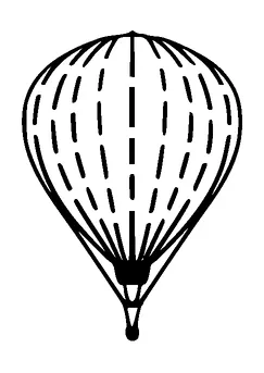 Hot Air Balloon Tattoo Meaning, PNG and SVG