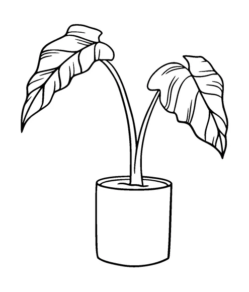 House Plant Tattoo Meaning, PNG and SVG