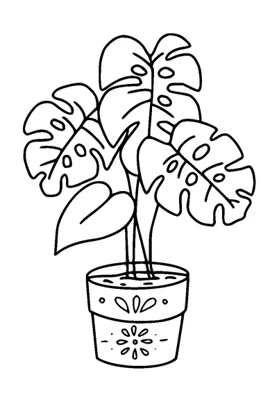 House Plant Tattoo Meaning, PNG and SVG