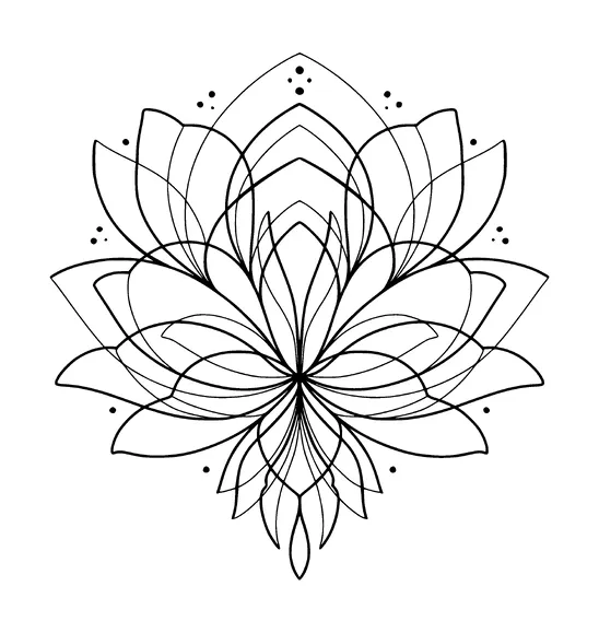 Illustration Of Lotus Flower Tattoo Meaning, PNG and SVG