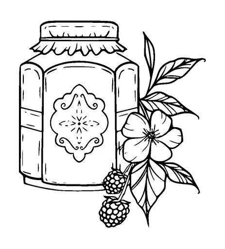 Jar And Flower Tattoo Meaning, PNG and SVG