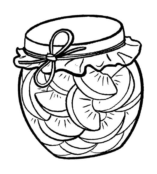 Jar With Apples Tattoo Meaning, PNG and SVG