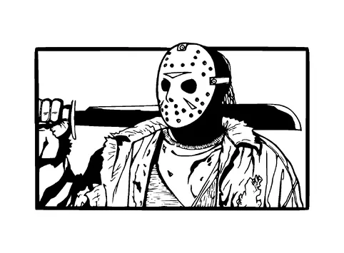 Jason Voorhees Tattoo Meaning, PNG and SVG