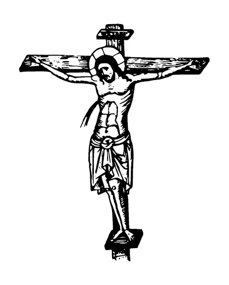 Jesus On Cross Tattoo Meaning, PNG and SVG