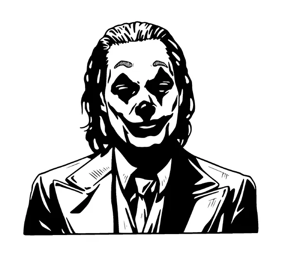 Joker Tattoo Meaning, PNG and SVG