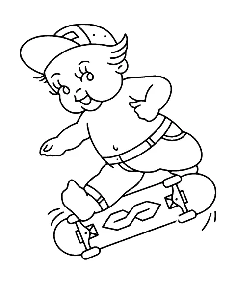 Kid On Skateboard Tattoo Meaning, PNG and SVG