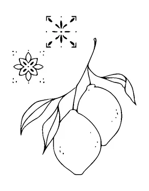 Lemon Tattoo Meaning, PNG and SVG