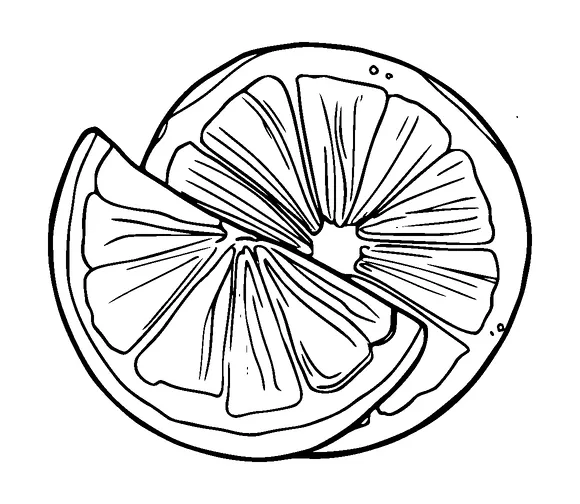 Lemon Slices Tattoo Meaning, PNG and SVG