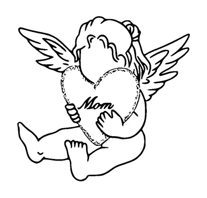 Little Angel Hugging Hear Tattoo Meaning, PNG and SVG