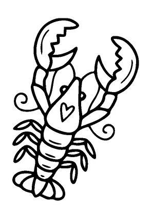 Lobster Cute Tattoo Meaning, PNG and SVG