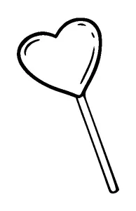 Lollypop Heart Shaped Tattoo Meaning, PNG and SVG