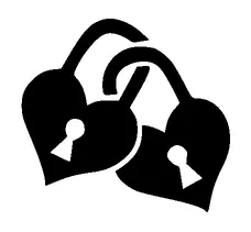 Love Locks Tattoo Meaning, PNG and SVG