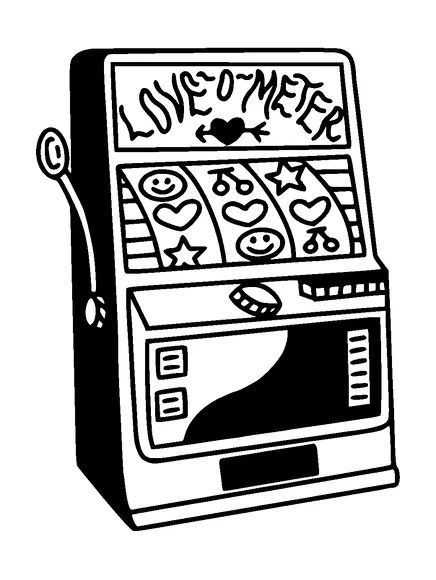 Love Slot Machine Tattoo Meaning, PNG and SVG