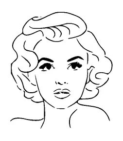 Marilyn Monroe Tattoo Meaning, PNG and SVG