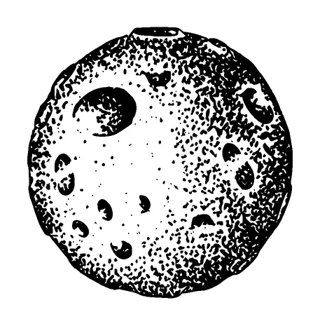 Moon Dot Tattoo Meaning, PNG and SVG