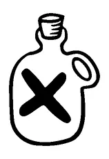 Moonshine Bottle Small Tattoo Meaning, PNG and SVG