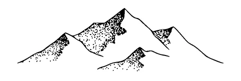 Mountains Tattoo Meaning, PNG and SVG