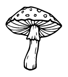 Mushroom Tattoo Meaning, PNG and SVG