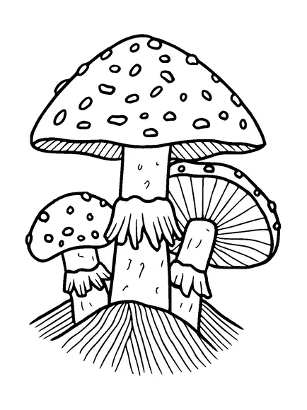 Mushrooms Tattoo Meaning, PNG and SVG